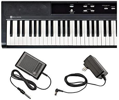 Williams Legato 88-Key Digital Piano adapters