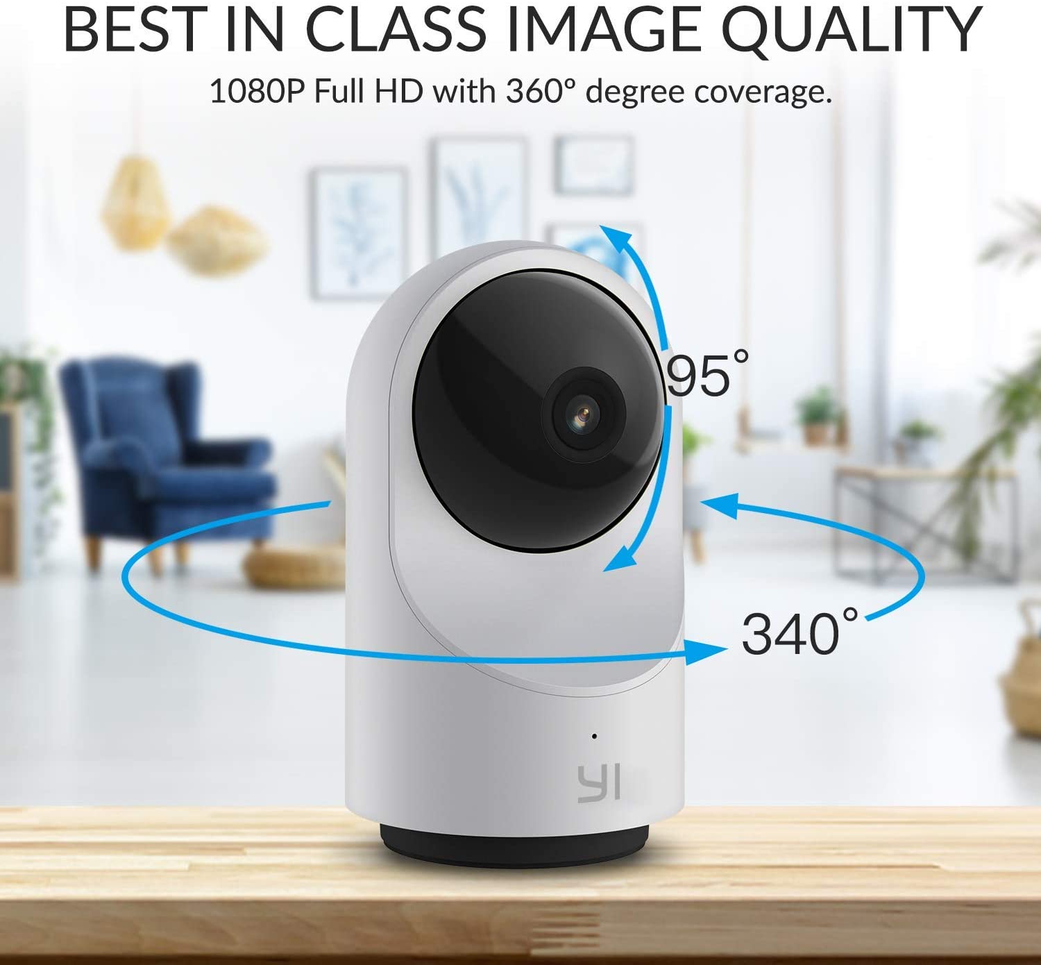 YI Smart Dome Camera degree view