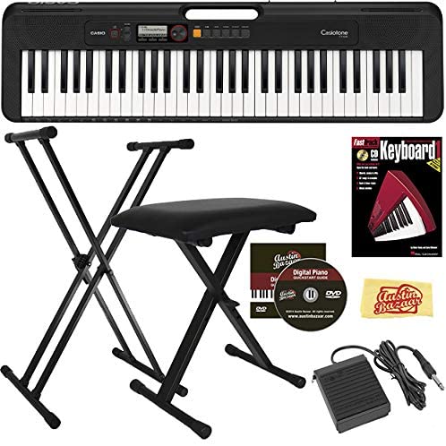 Casio CT-S200 61-Key Digital Keyboard Bundle