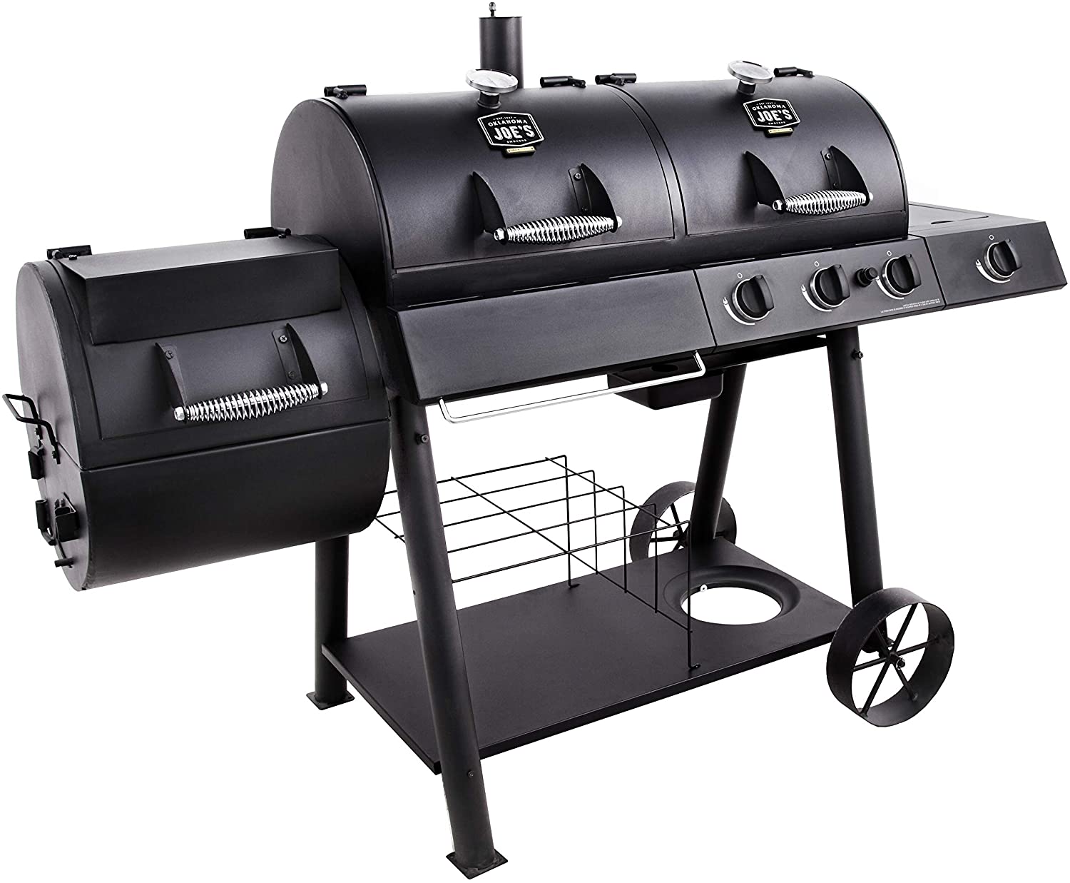 Oklahoma Joe’s Charcoal Gas Smoker Combo