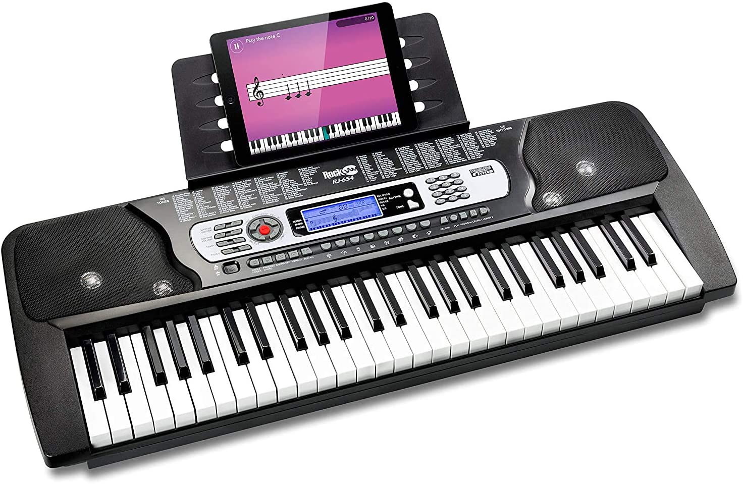 RockJam Portable Electronic 54-Key Keyboard