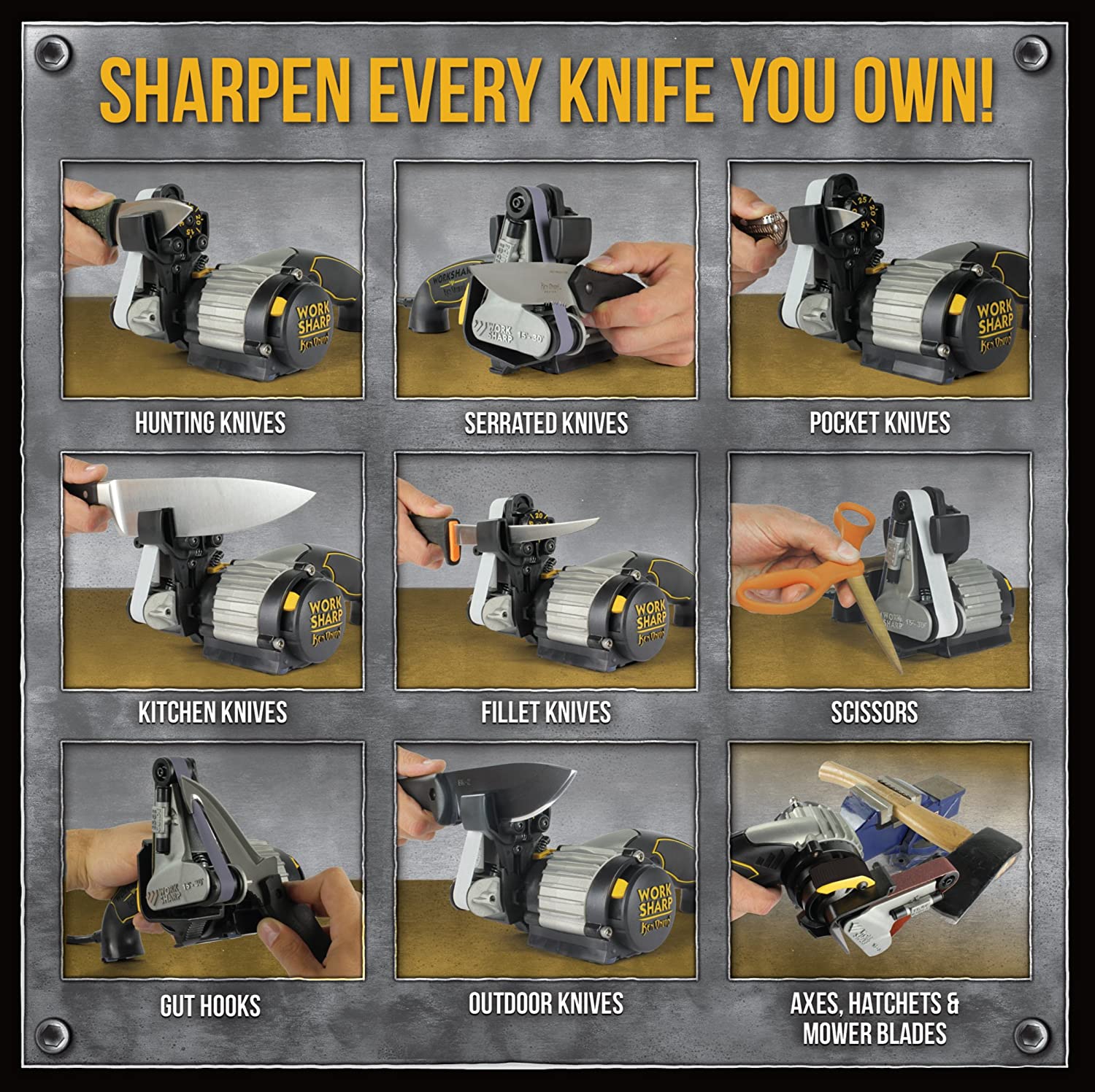 Work Sharp Ken Onion Edition Sharpener how to use