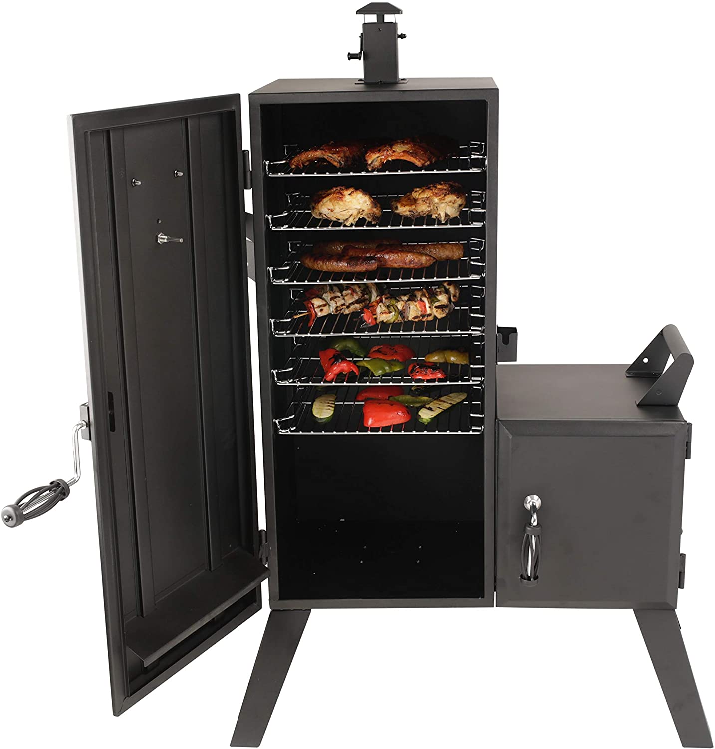 Dyna-Glo Vertical Offset Charcoal Smoker racks