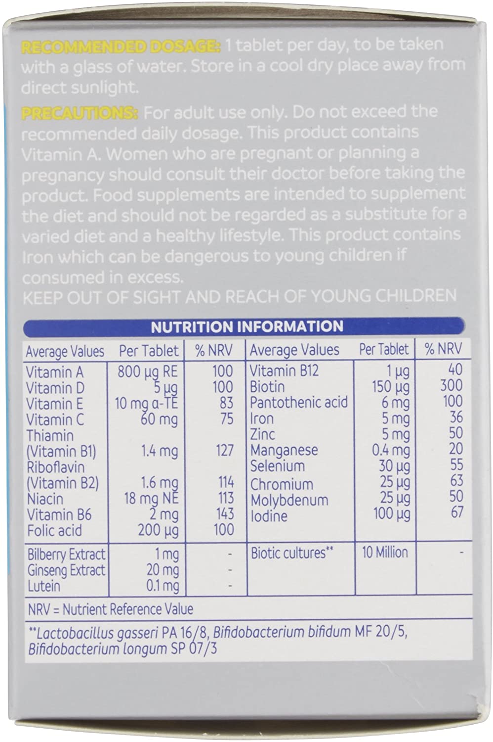 Seven Seas Multibionta 50+ Multivitamin