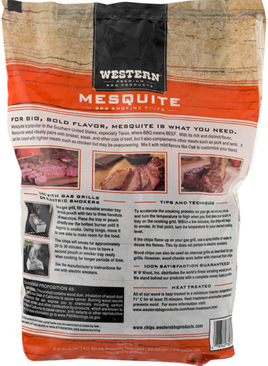 Western BBQ Smoking Chips specs