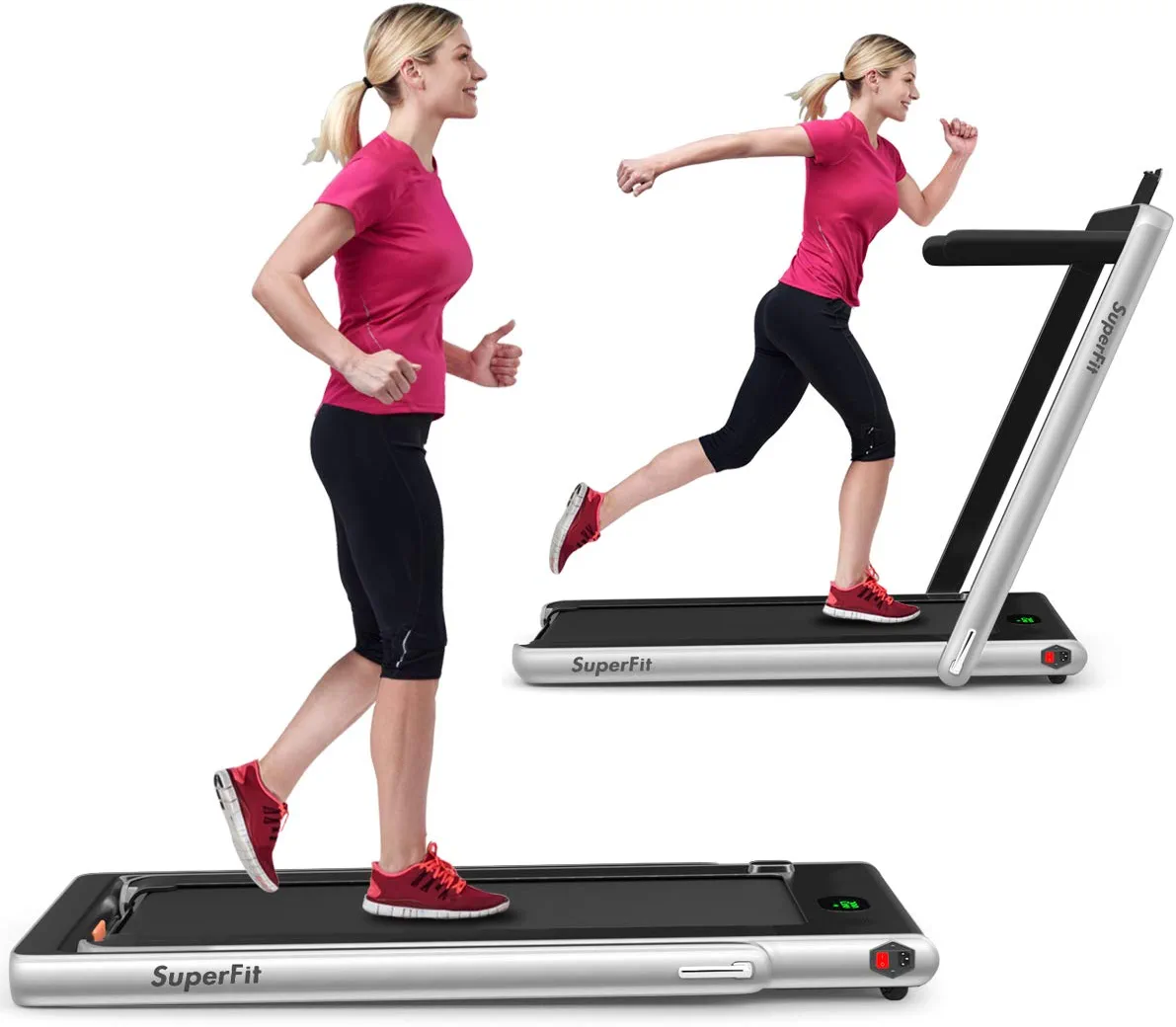 GYMAX Folding Treadmill