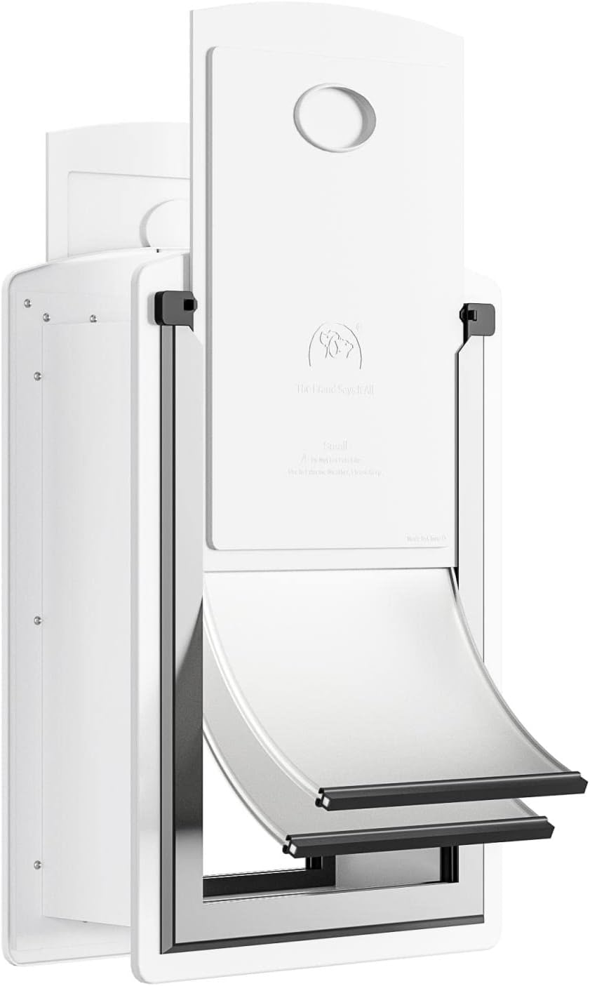 Decormax Pet Door with Telescoping Tunnel for wall