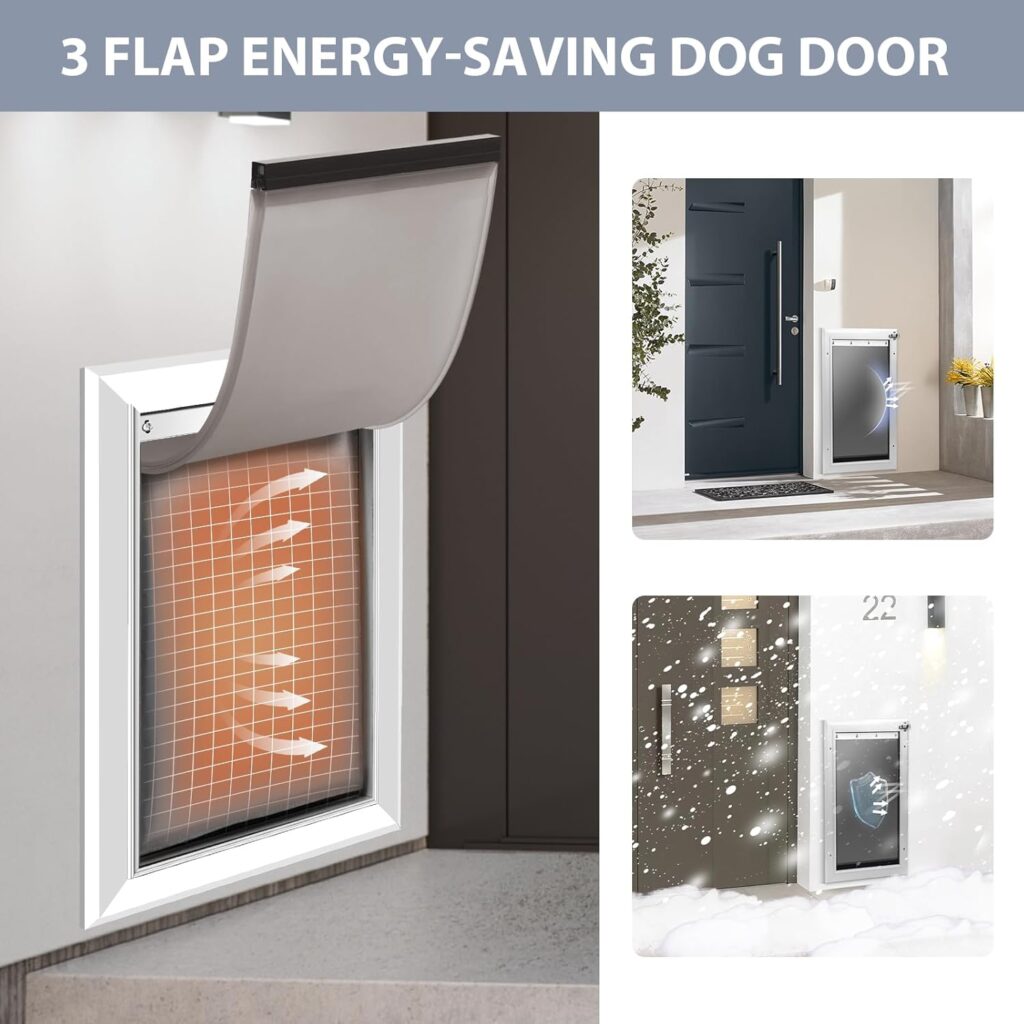 Petoasis Aluminum Insulated Pet Door features