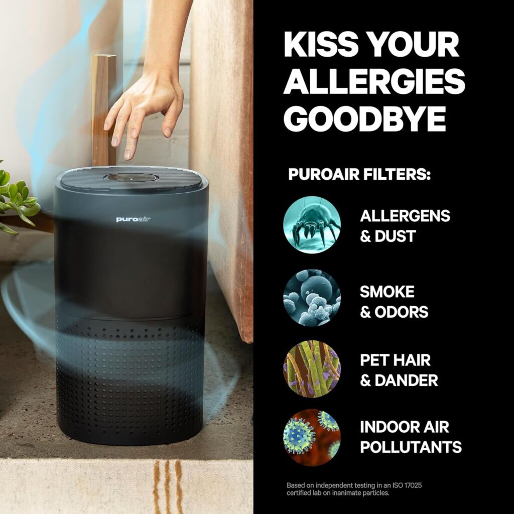 PuroAir 240 HEPA Air Purifier multi use