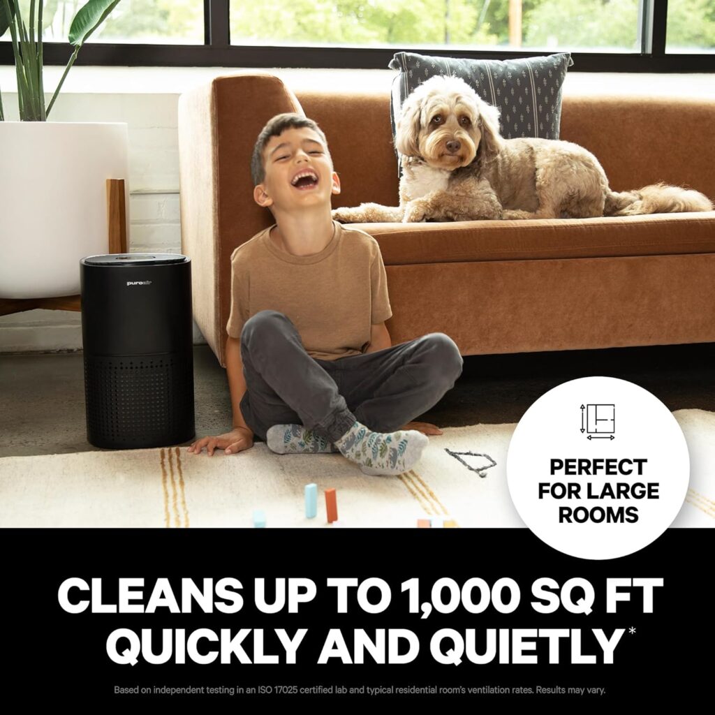 PuroAir 240 HEPA Air Purifier pet and kid safe