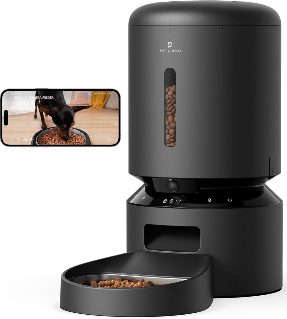 PETLIBRO Automatic Cat Feeder with Camera (Black Model)