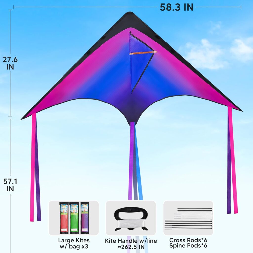 JOYIN Large Delta Beach Kite specs
