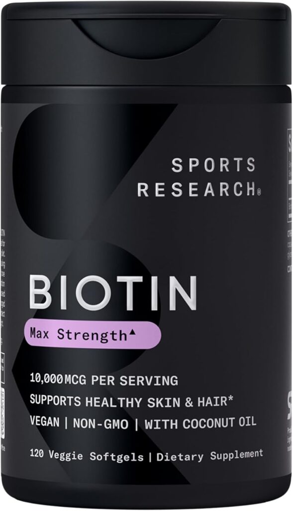 Sports Research Biotin 10,000 mcg